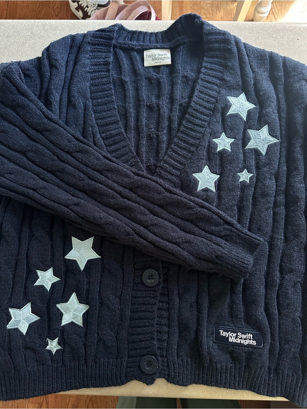 Taylor Swift Midnights Cable-Knit Cardigan